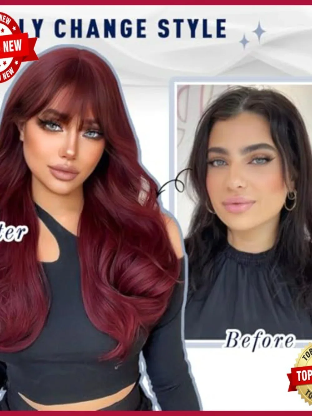7-Piece Clip-In Human Hair Extensions 18 Inch Straight Double Weft